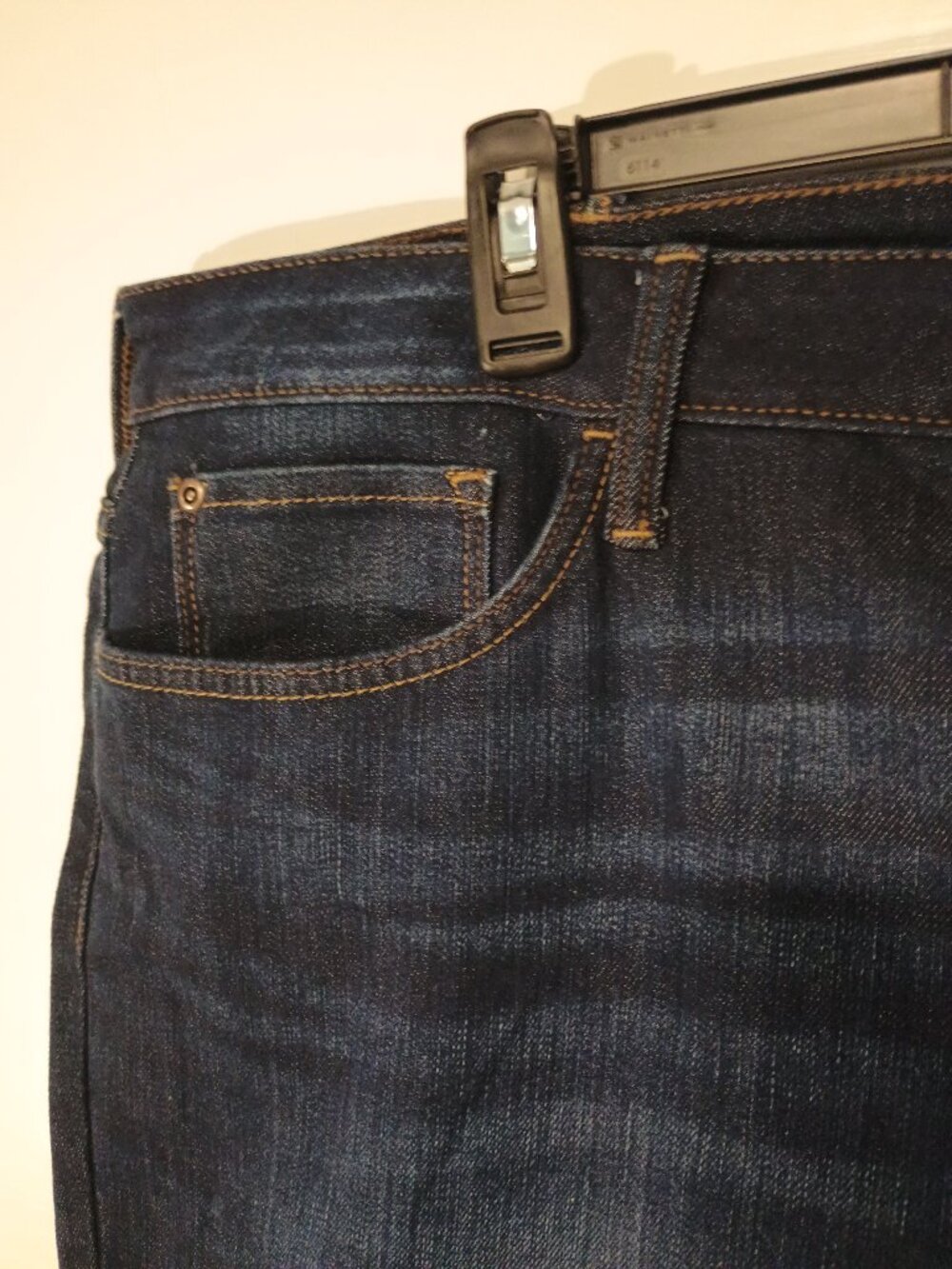 Lee Women’s Plus Size 24M Dark Wash Mid Rise Straight Leg Jeans NWT Regular Fit - Picture 5 of 9
